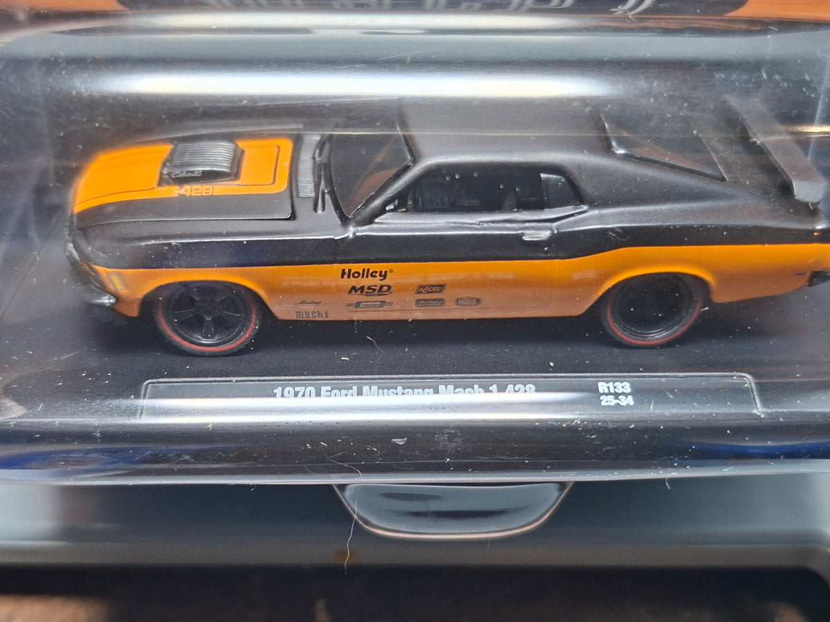 M2 Machines 2025 auto drivers R133 1970 Ford Mustang Mach 1 428 (NG10)