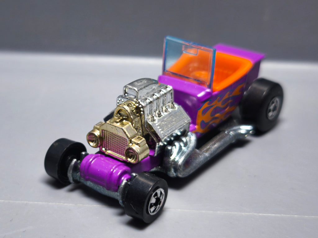 Hot Wheels 1991 Park'n plates  T-bucket version tampo et intérieur orange  (A30)
