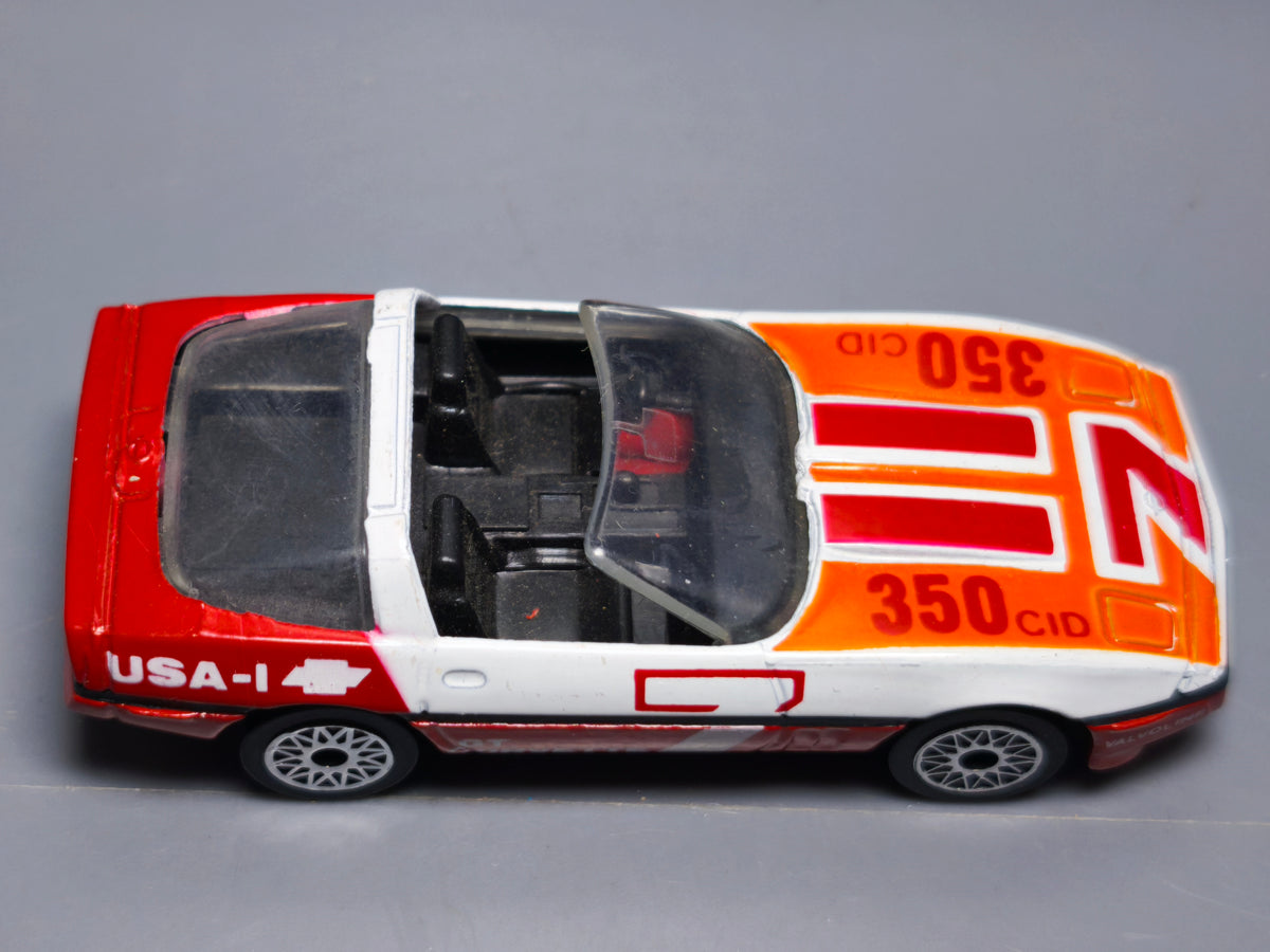 Matchbox 1984 superfast  84 corvette version lace wheels   (A06)