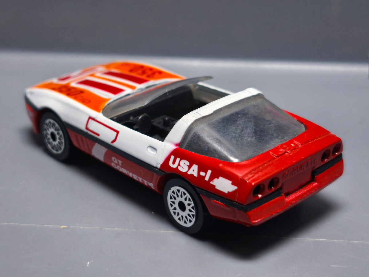 Matchbox 1984 superfast  84 corvette version lace wheels   (A06)