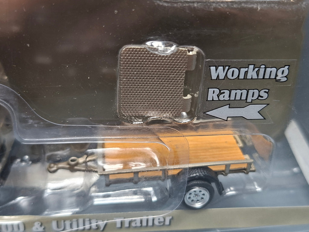 Greenlight Hitch & tow 2019 ram promaster 2500 & utility trailer   (CT01)