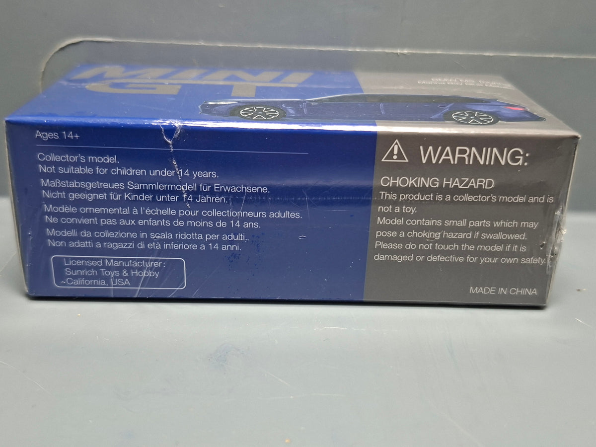 Mini GT BMW M5 Touring Marina Bay Blue Metallic n° 1080 (NP37)