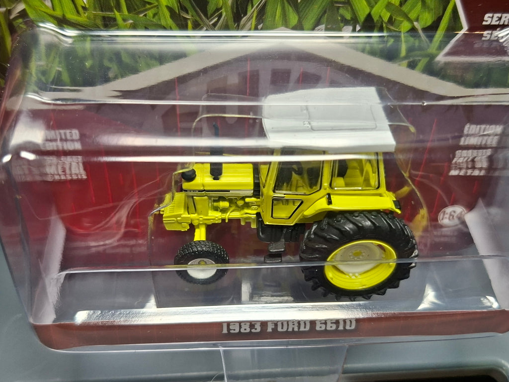 Greenlight 2024 Down on the Farm 1983 Ford 6610 in High-Vis Yellow (NG52)