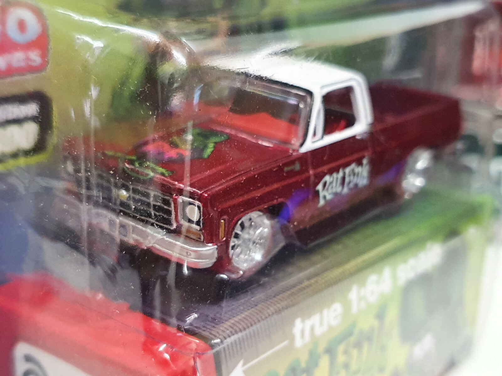 Auto Word Ultra Red Rat Fink 1978 Chevrolet Cheyenne C10 Chase  (NG04)