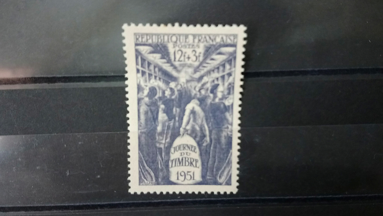 Timbres France journée du timbre 1951