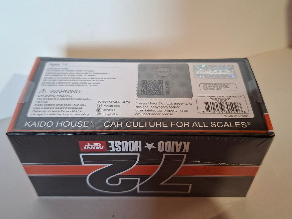 Mini GT Nissan Skyline 2000GT-R (KPGC10), Kaido Racing V1  n° 195 (CP11)