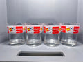 4 Verres Coca‑Cola Coupe du Monde de football 1982 en Espagne vintage (CP02)