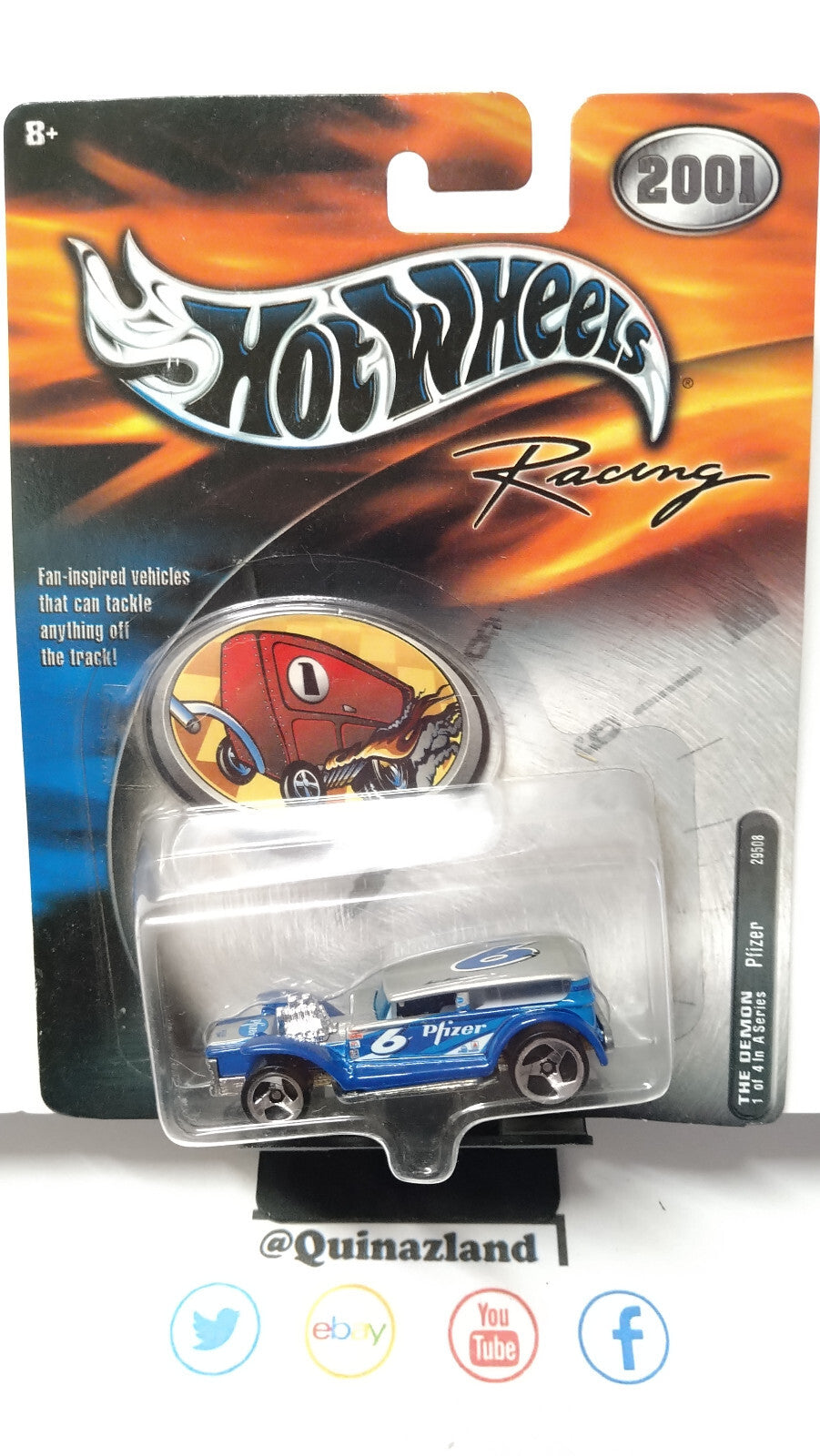 Hot Wheels 2001 racing The demon   (NG62)