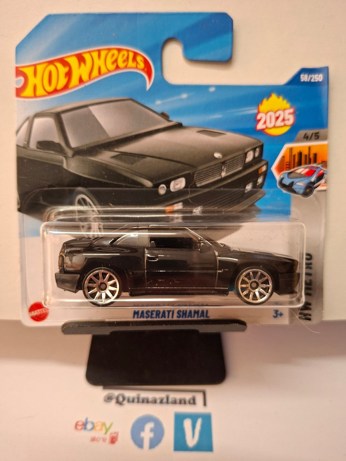 Hot Wheels Maserati shamal   2025-058 (NP39)