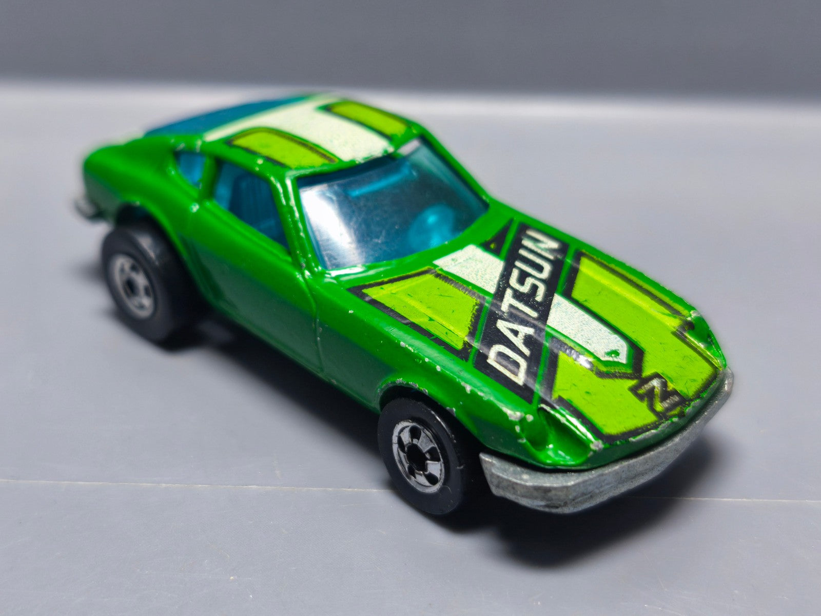 Hot Wheels Datsun Z Whiz verte origine fraisé (A14)