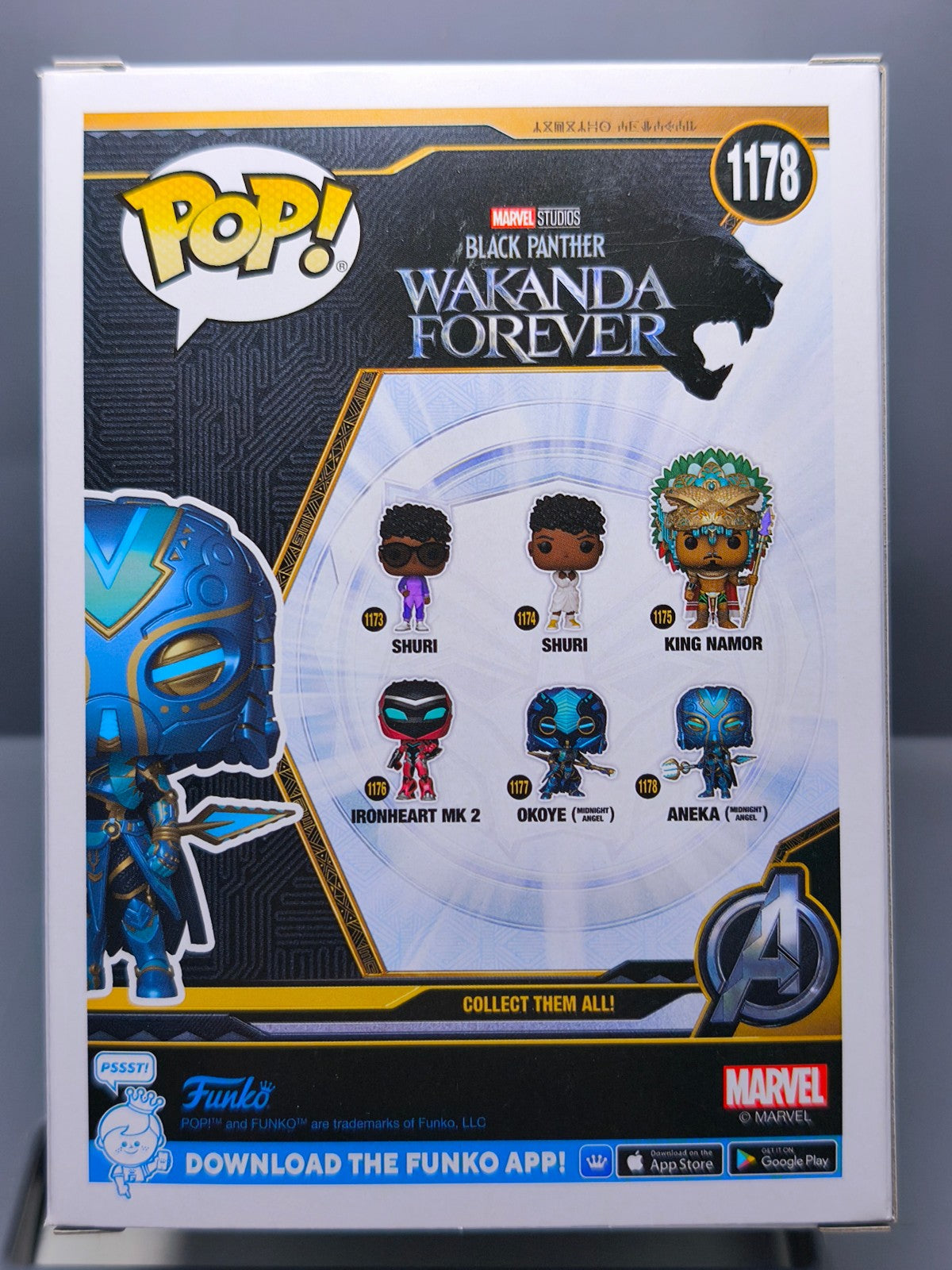 Funko Pop! BLACK PANTHER WAKANDA FOREVER  N° 1178 Aneka (Midnight Angel) (F32)
