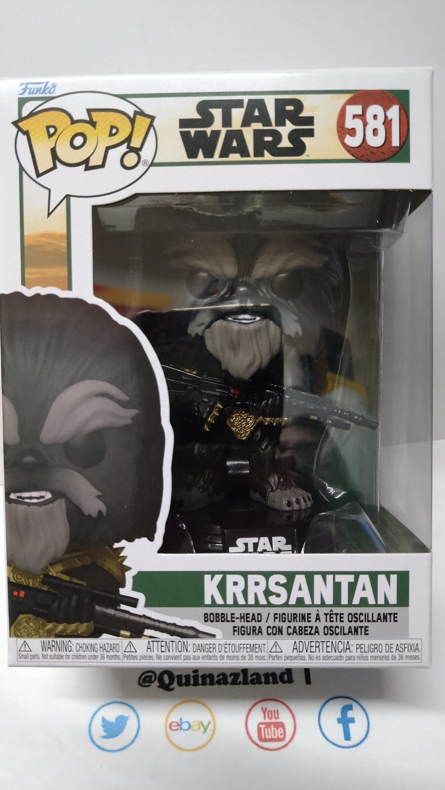 Funko Pop! Star Wars N° 581 Krrsantan w/ BG  (F37)