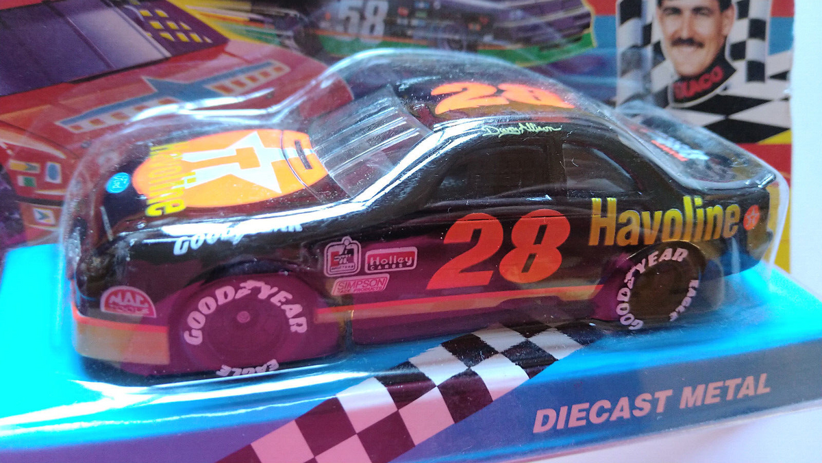 Matchbox 1/43 Super stockers Ford thunderbird davey allison bulle décoll (CT08)