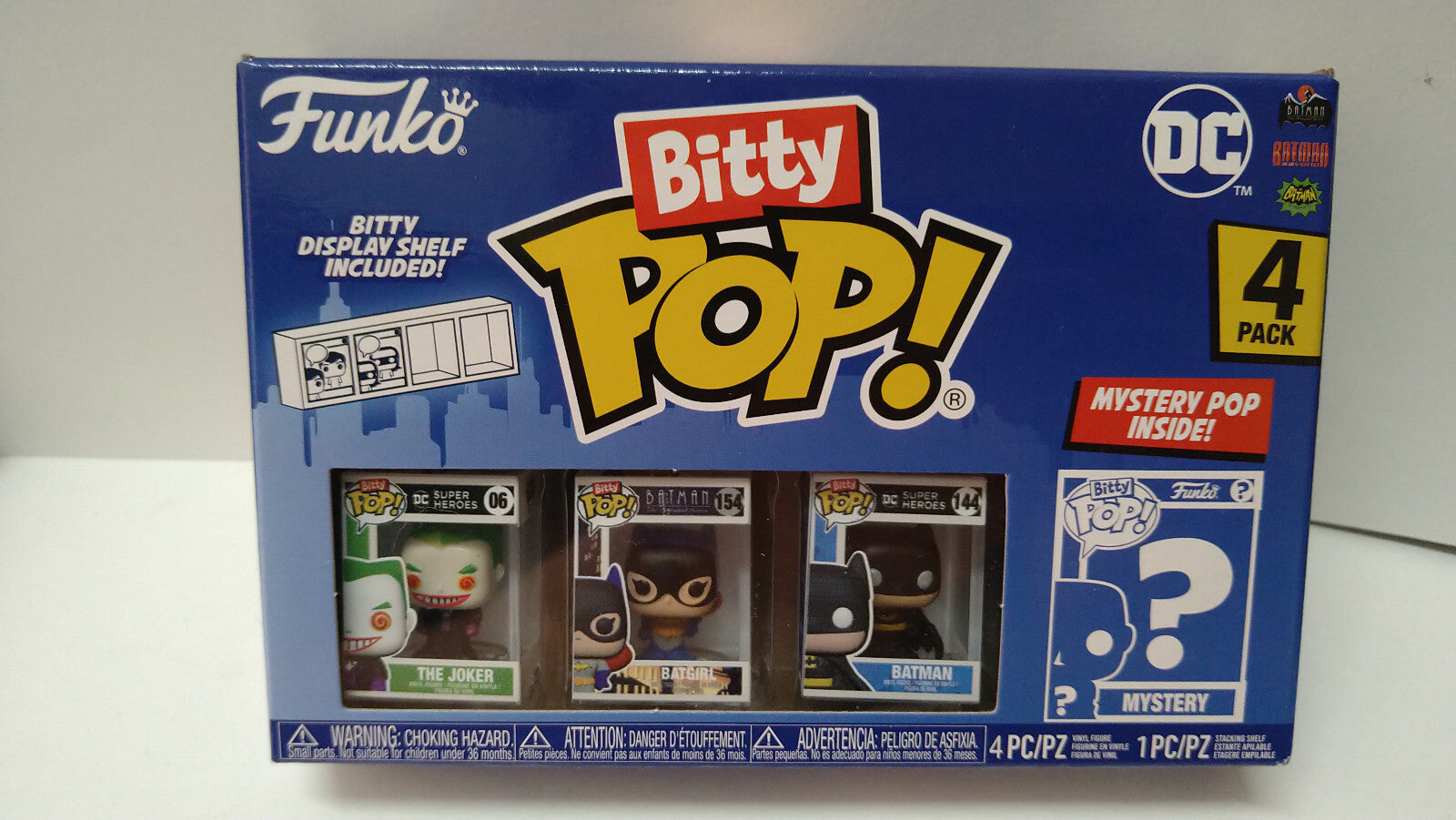 Funko Bitty Pop! 2.5cm DC  Bitty Pop  Pack Joker Batgirl Batman   (F49)