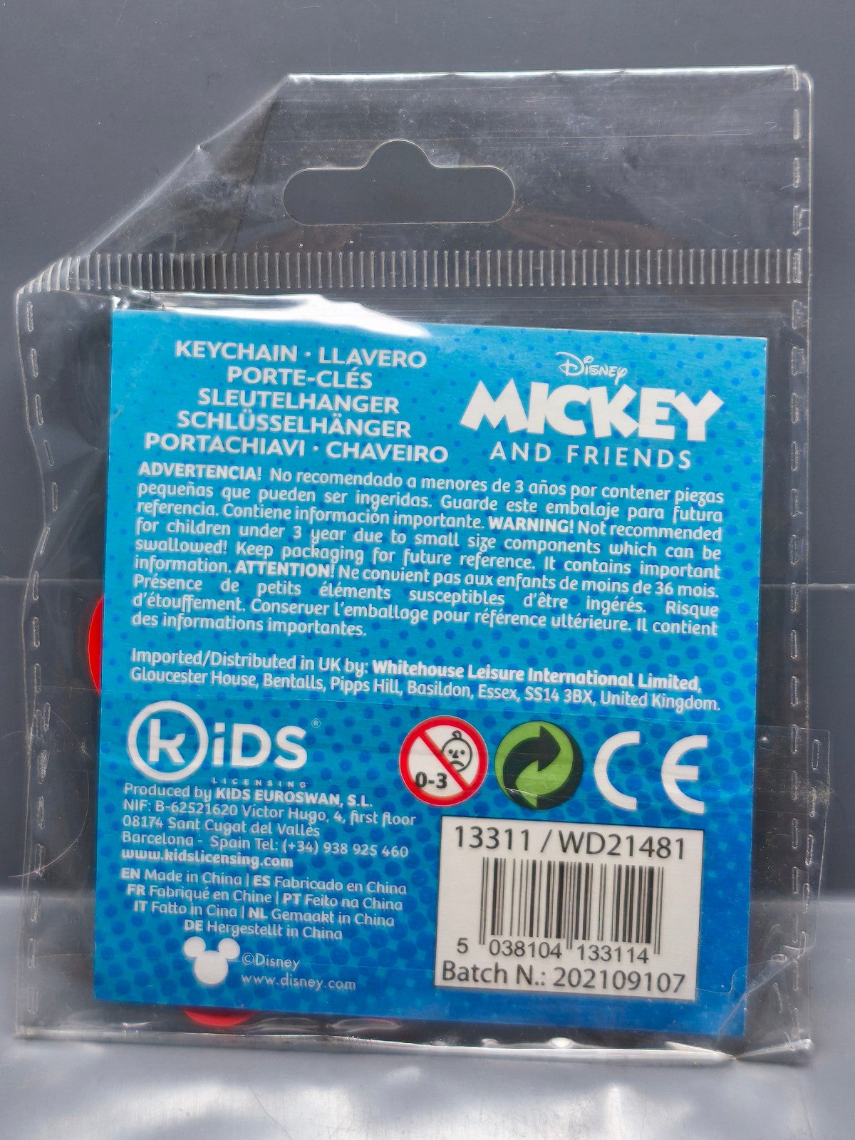 Porte clé silicone Mickey & Fiends Mickey  (Cart)