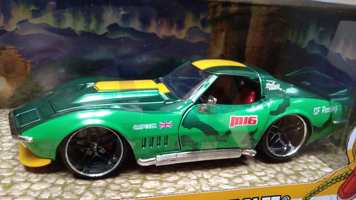 Jada 1/24 STREET FIGHTER  Cammy & 1969 Chevrolet Corvette Stingray ZL1 (ET)