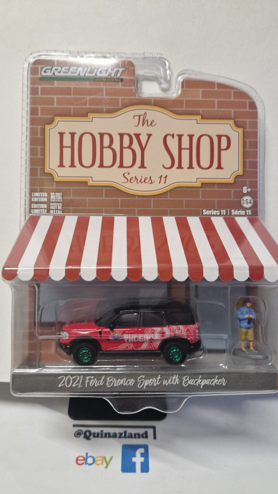 Greenlight Hobby Shop 2021 Ford Bronco Sport & Backpacker Chase (NG70)