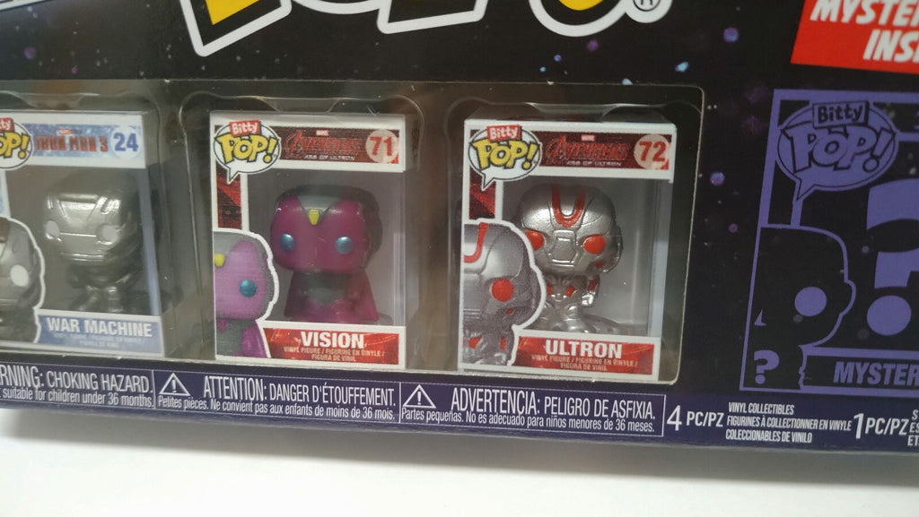 Funko Bitty Pop! 2.5cm Infinity Saga  Pack War Machine Vision Ultron (F13)