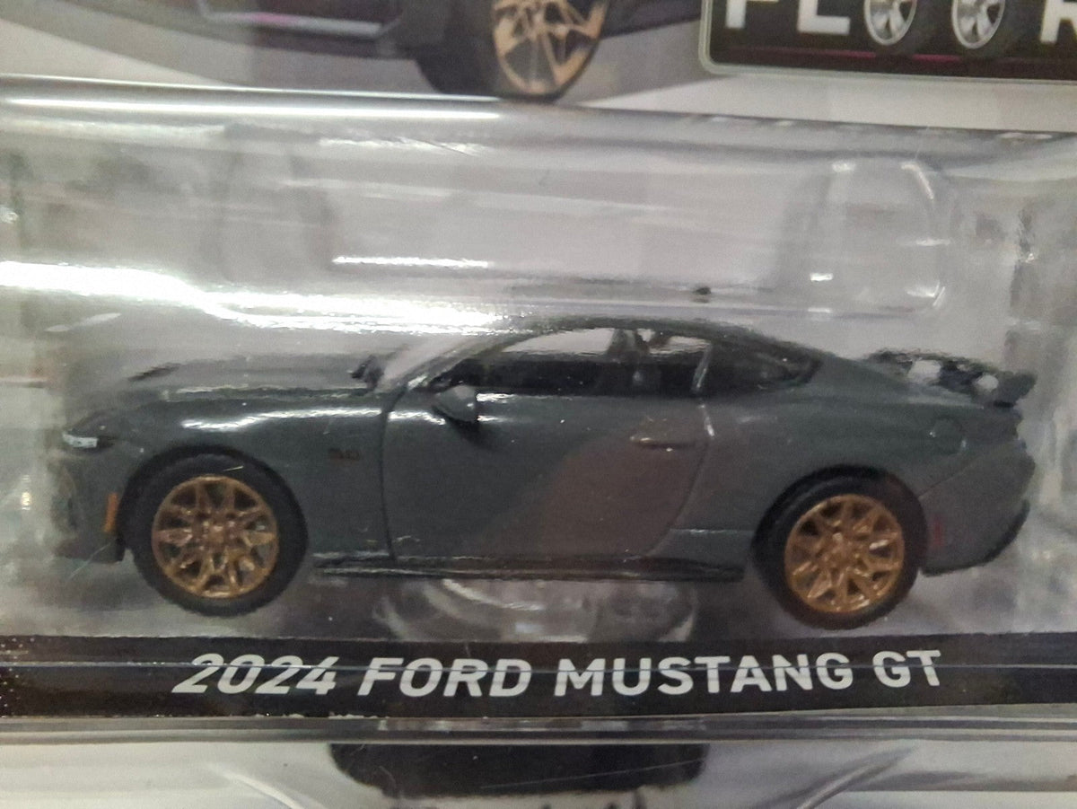 Greenlight Showroom Floor Series 7 2024 Ford Mustang GT  Dark Matter Gray (NG11)