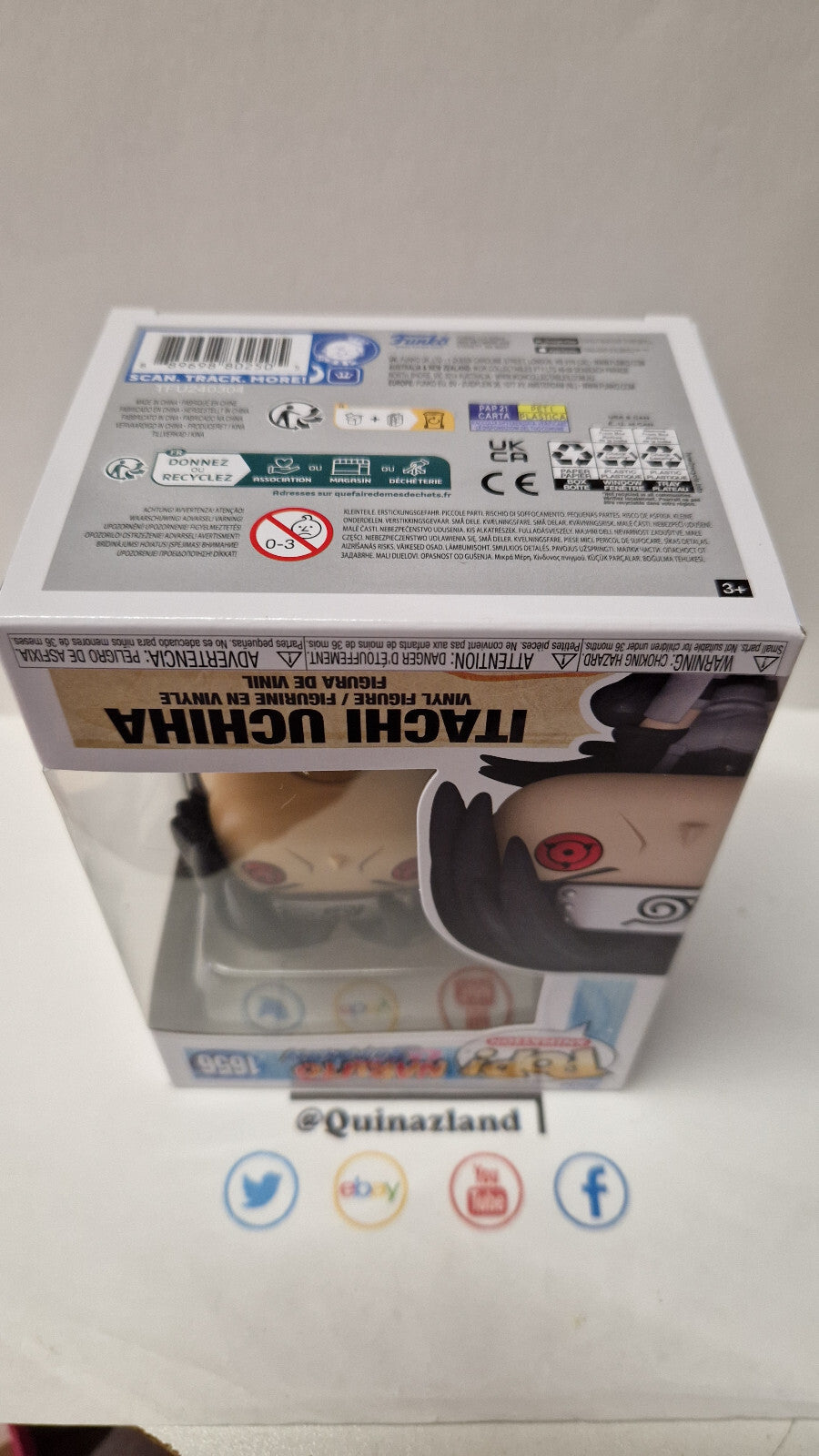 Funko Pop! Naruto Shippuden Animation N° 1656  Itachi Uchiha (Jeune) (FU34)