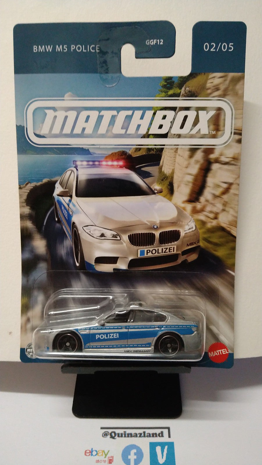 Matchbox German design BMW M5 police  (NP07)