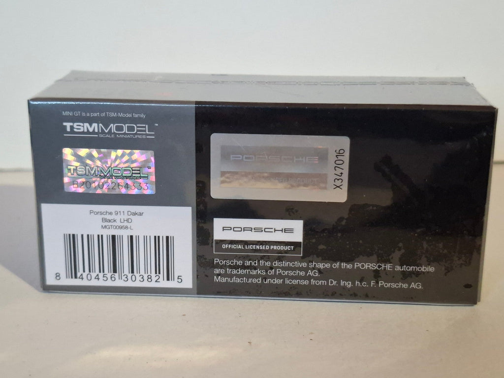 Mini GT 2023 Porsche 911 (992), Dakar black  n° 958 (NP16)