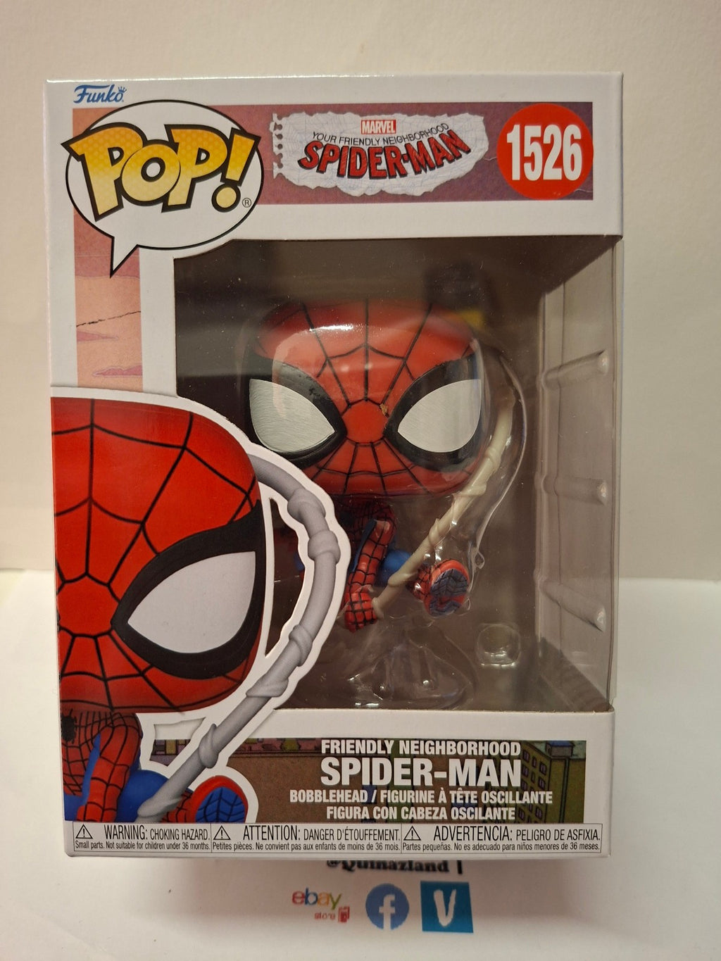 Funko Pop!  Votre Fidele Serviteur Spider-Man  Pop N°1526 Spider-Man   (F52)