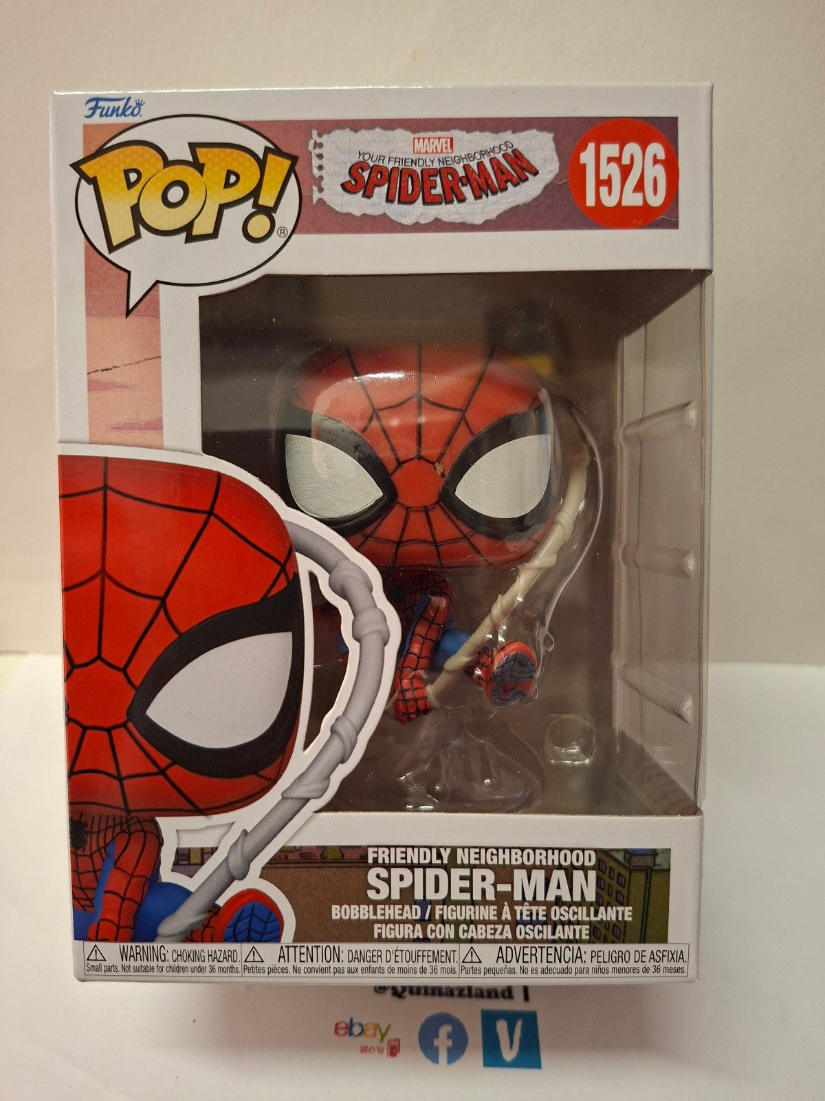 Funko Pop!  Votre Fidele Serviteur Spider-Man  Pop N°1526 Spider-Man   (F52)