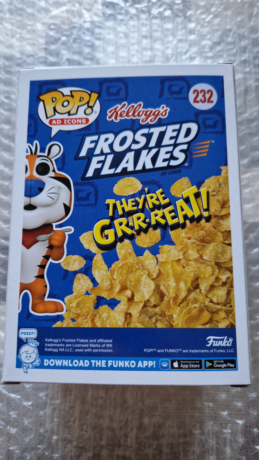 Funko Pop!  Kellogg's POP AD Icon N° 232 Tony the Tiger ('84)  (F17)