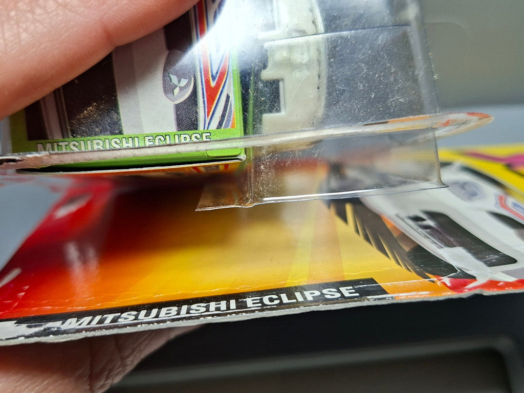 Matchbox 2006 Streakers Mitsubishi eclipse ⚠️ bulle blister décollée   (CP15)