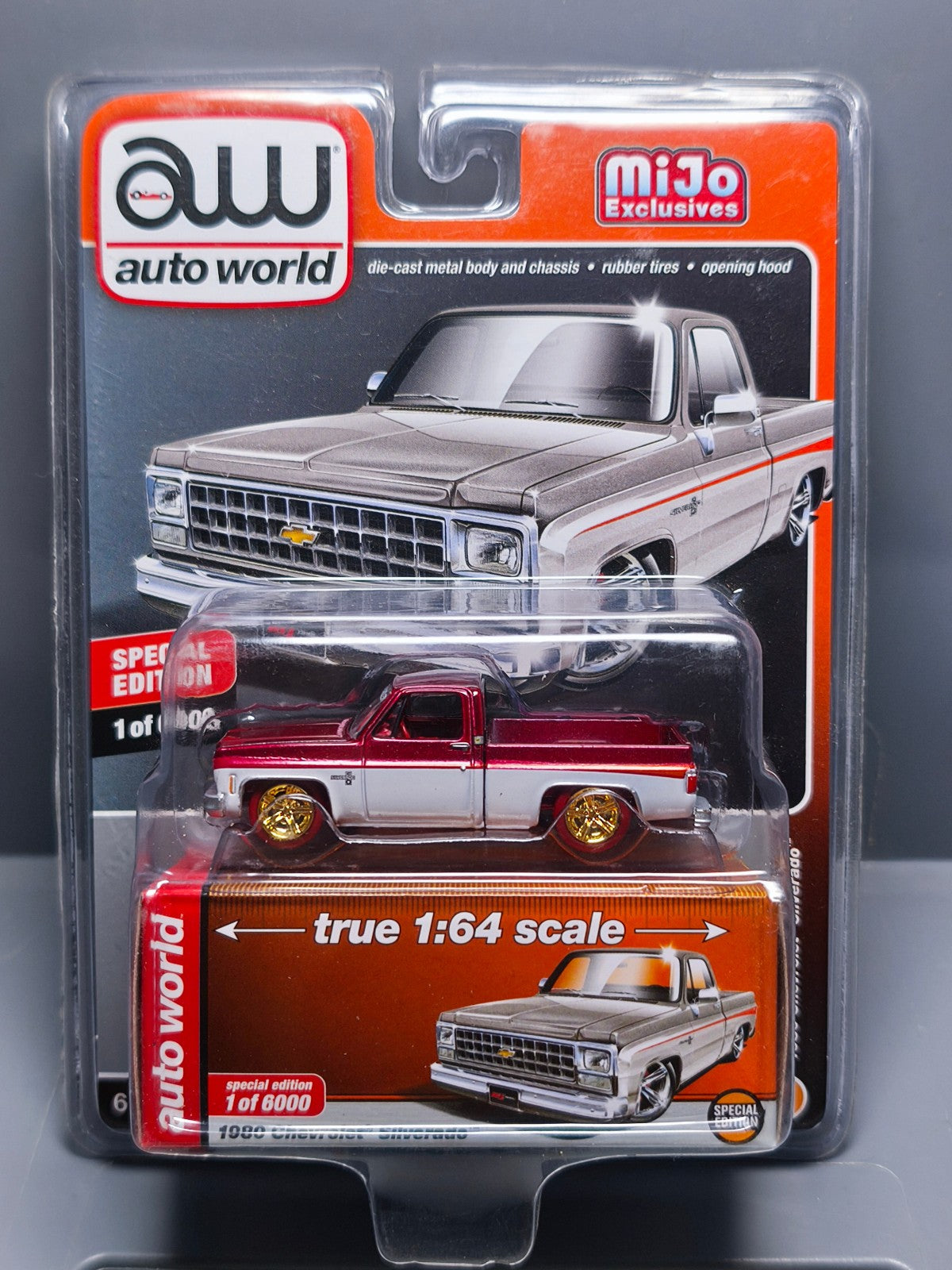 Auto World Exclusive mijo chase 1980 chevrolet silverado  (NG59)