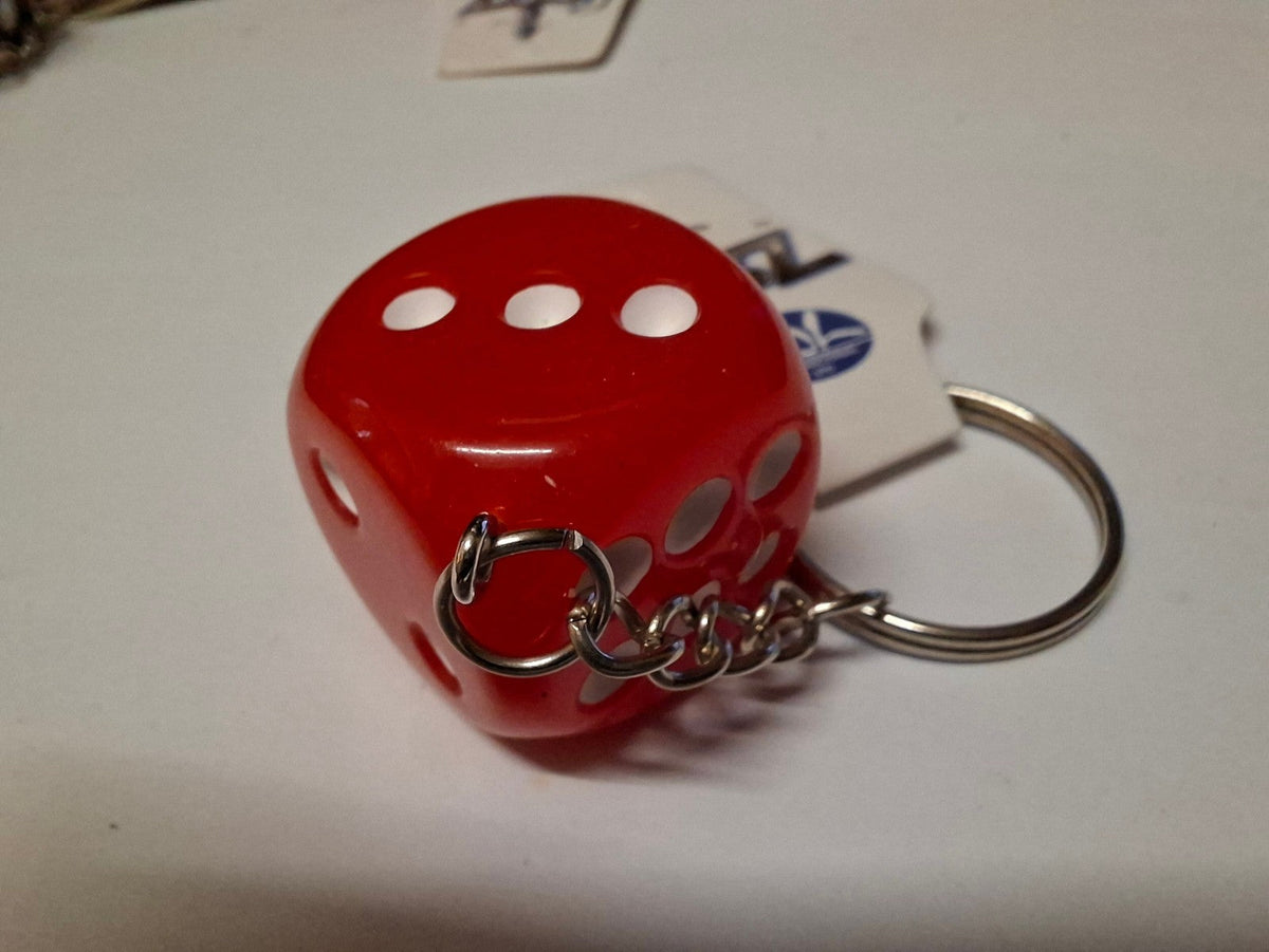 Fobz Porte clé dé rouge 2,5 cm  (CB)