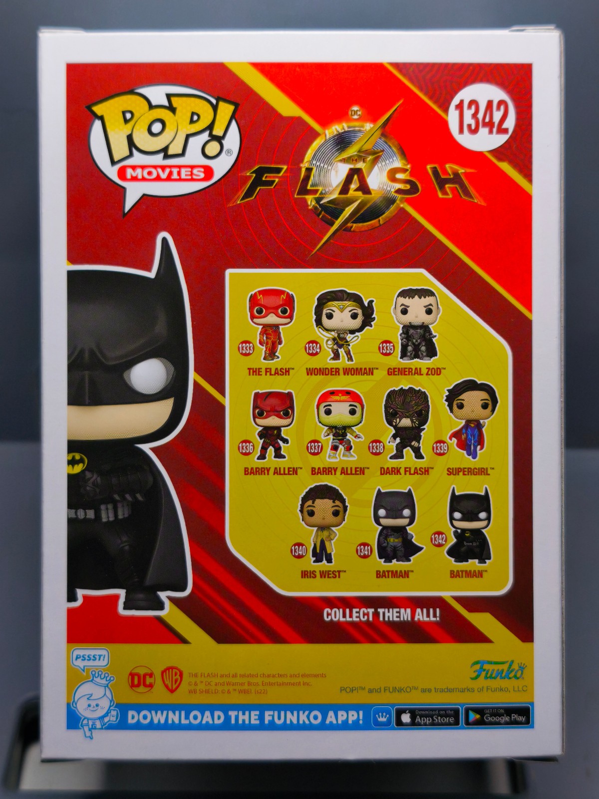 Funko Pop!  FLASH MOVIE N° 1342 Batman (Keaton) (F29)