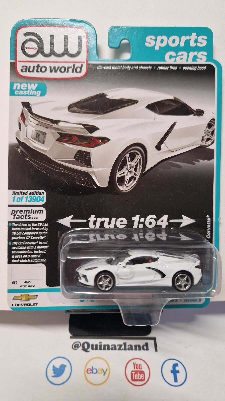 Auto World  Sport Cars 2020 Chevrolet Corvette  (NG56)