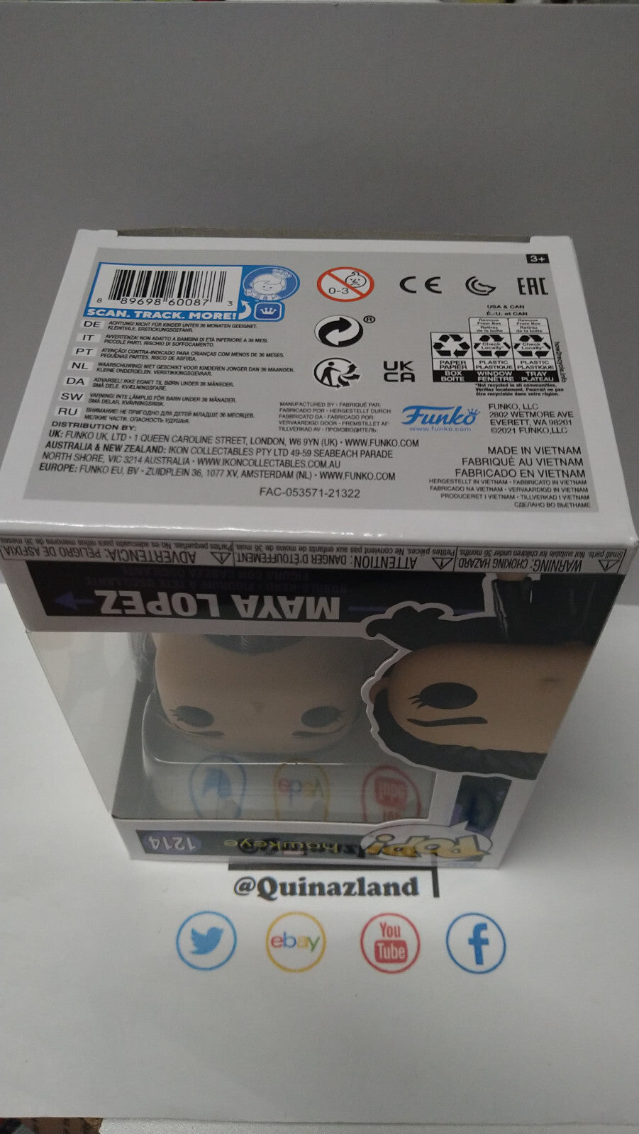 Funko Pop! MARVEL Hawkeye 1214 Maya Lopez (F2)