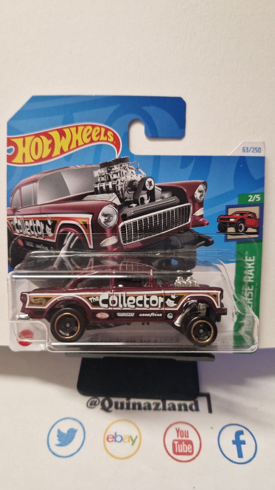 Hot Wheels 55 chevy bel air gasser 2024-063 (NP25)