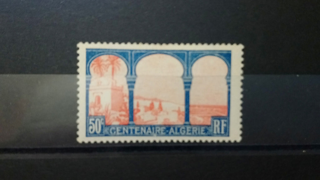 Timbres France 50c Centenaire de l'Algérie 1930