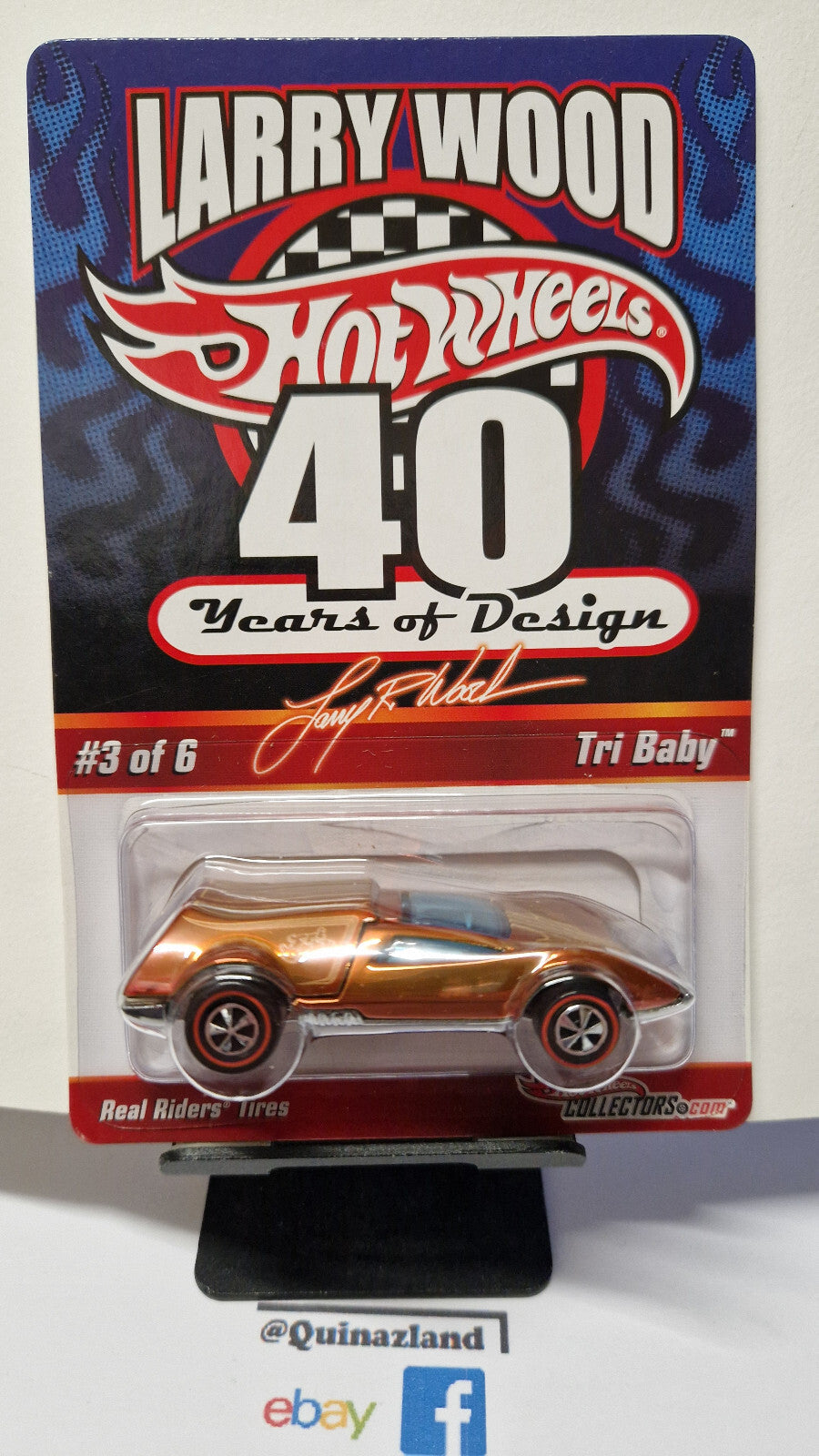 Hot Wheels 2009 larry wood 40 years of design Tri baby limitée à 8500 ex  (CP18)