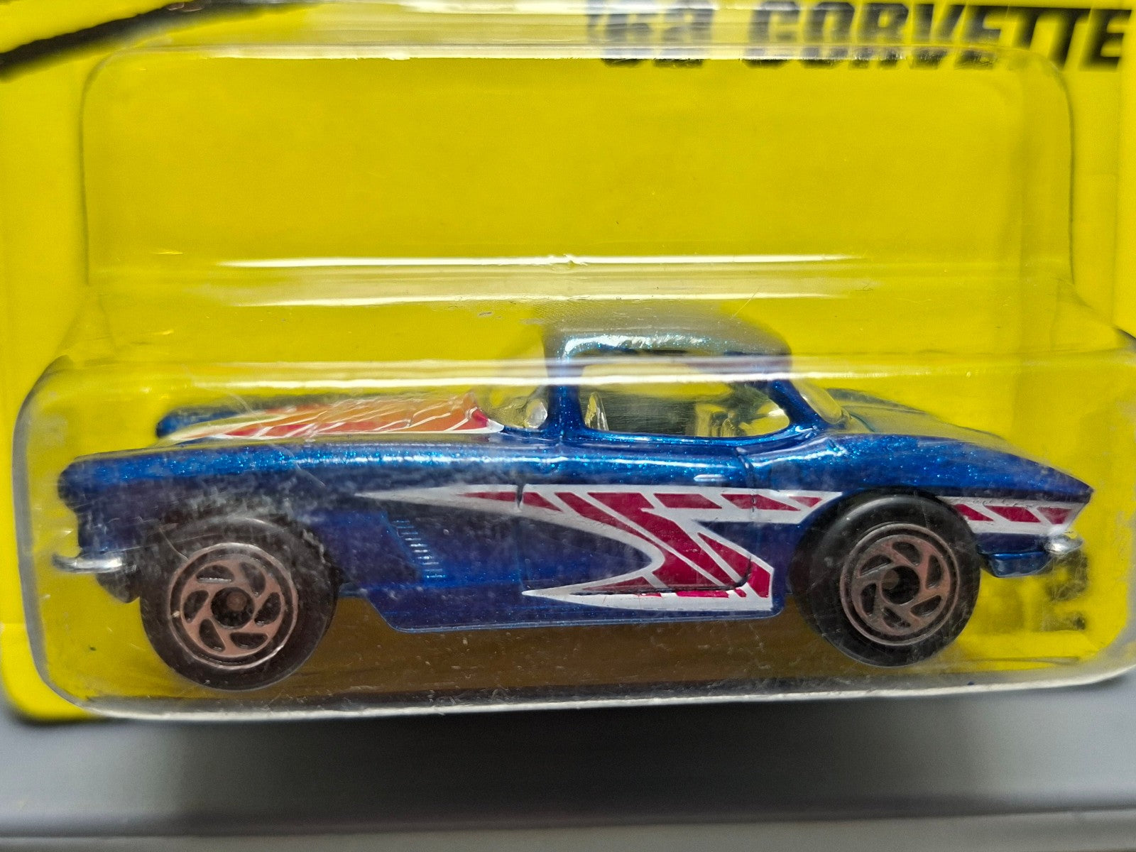 Matchbox Super fast  62 corvette version jantes chromes  (CP18)