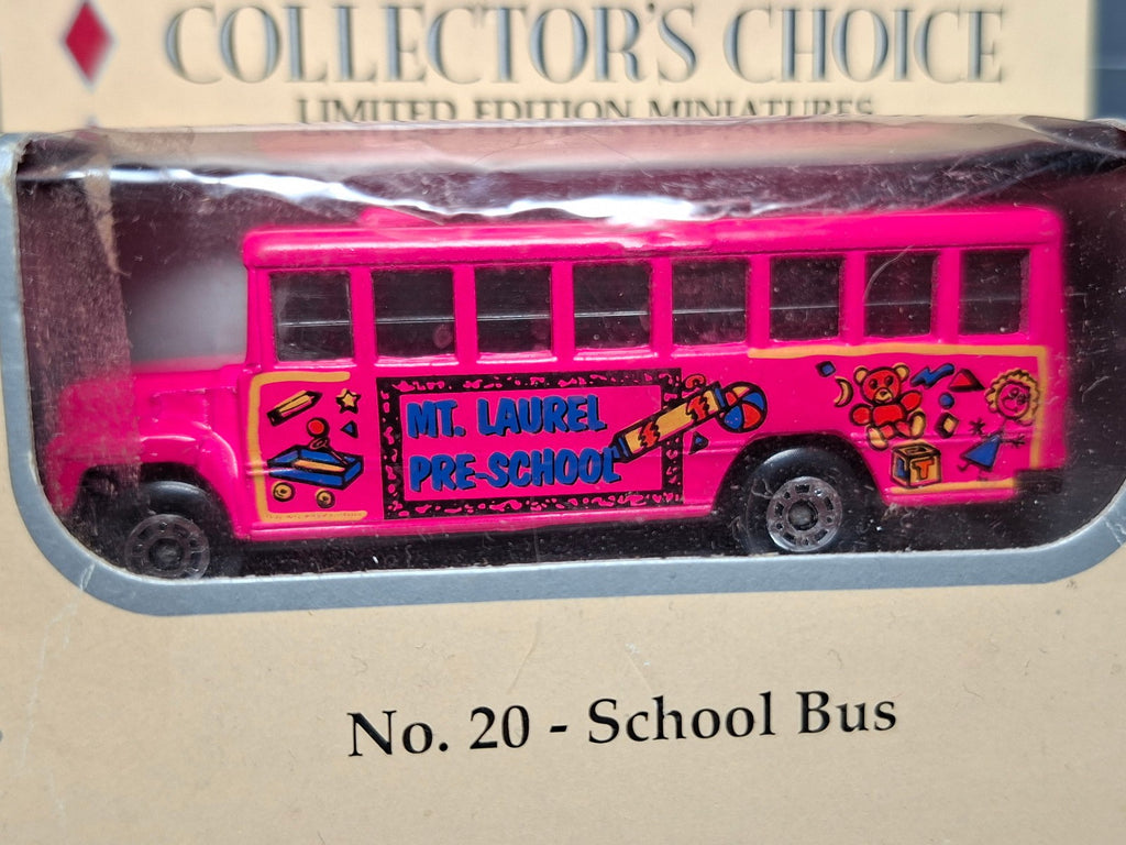 Matchbox 1994 collector's choice White Rose School bus  n°20 (CP14)