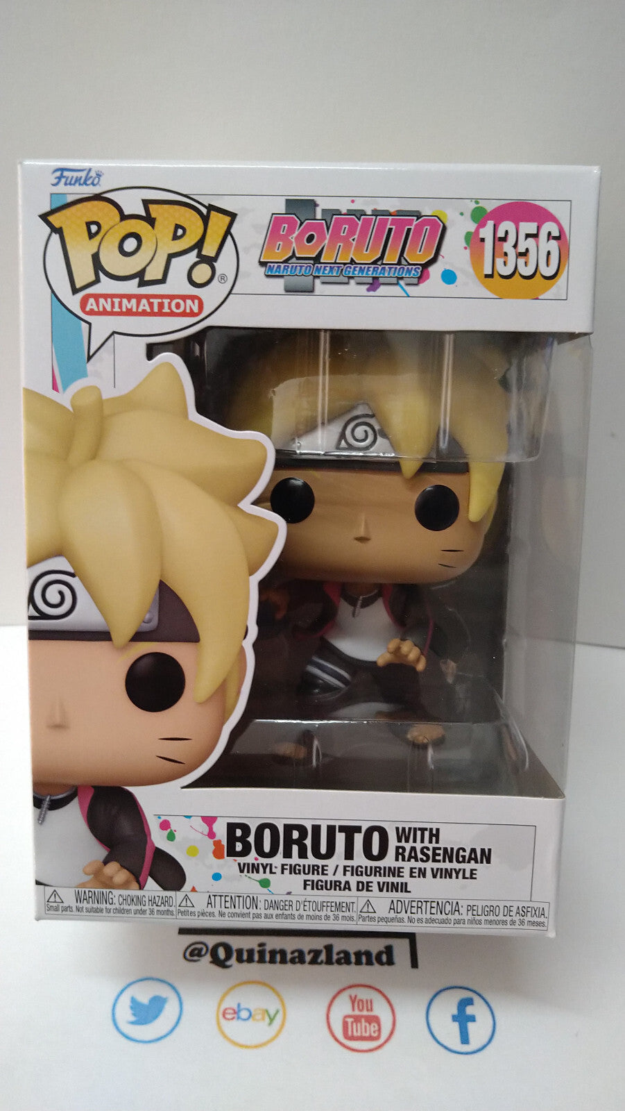 Funko Pop! N° 1356 Boruto avec Rasengan (F49)
