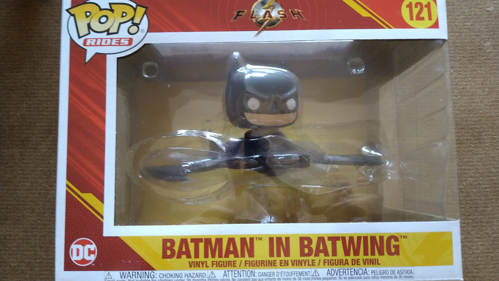 Funko Pop! FLASH MOVIE  Ride Super DLX N° 121 Batman dans la Batwing (cart)
