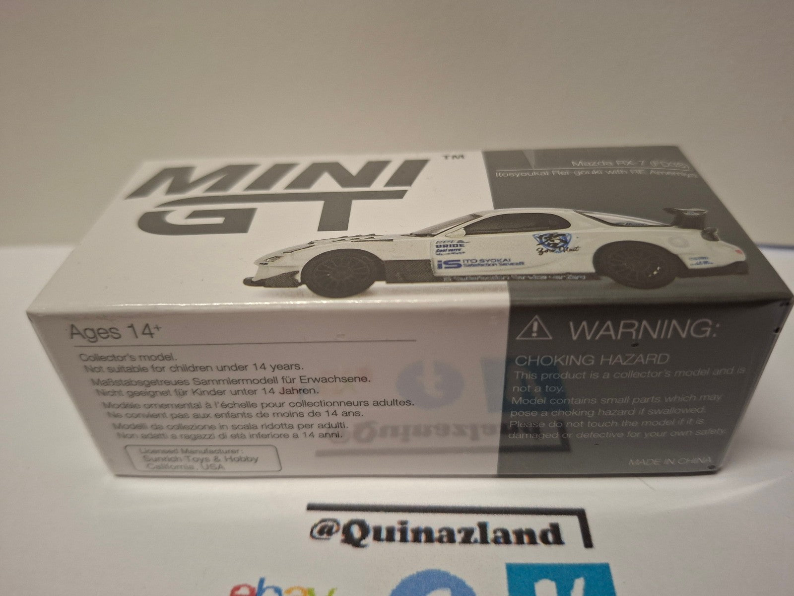 Mini GT 2004 Mazda RX7 (FD3S) Itosyoukai Rei-Gouki with Re Amemiya N°996 (CP07)