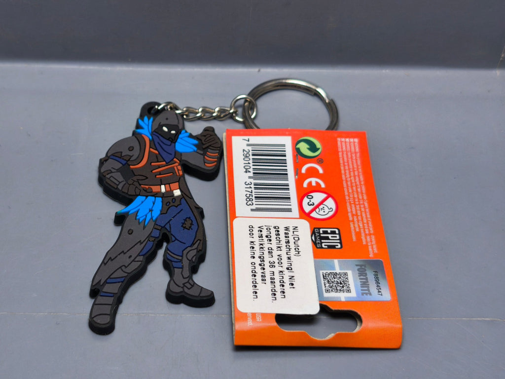 Epic Games Licence Keychain porte-clé Fortnite skin Raven (PR)