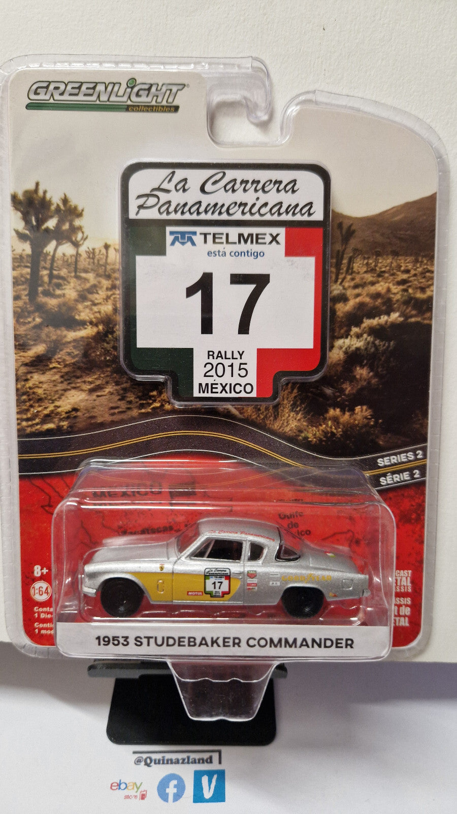 Greenlight La Carrera Panamericana série 2 1953 Studebaker Commander (NG01)
