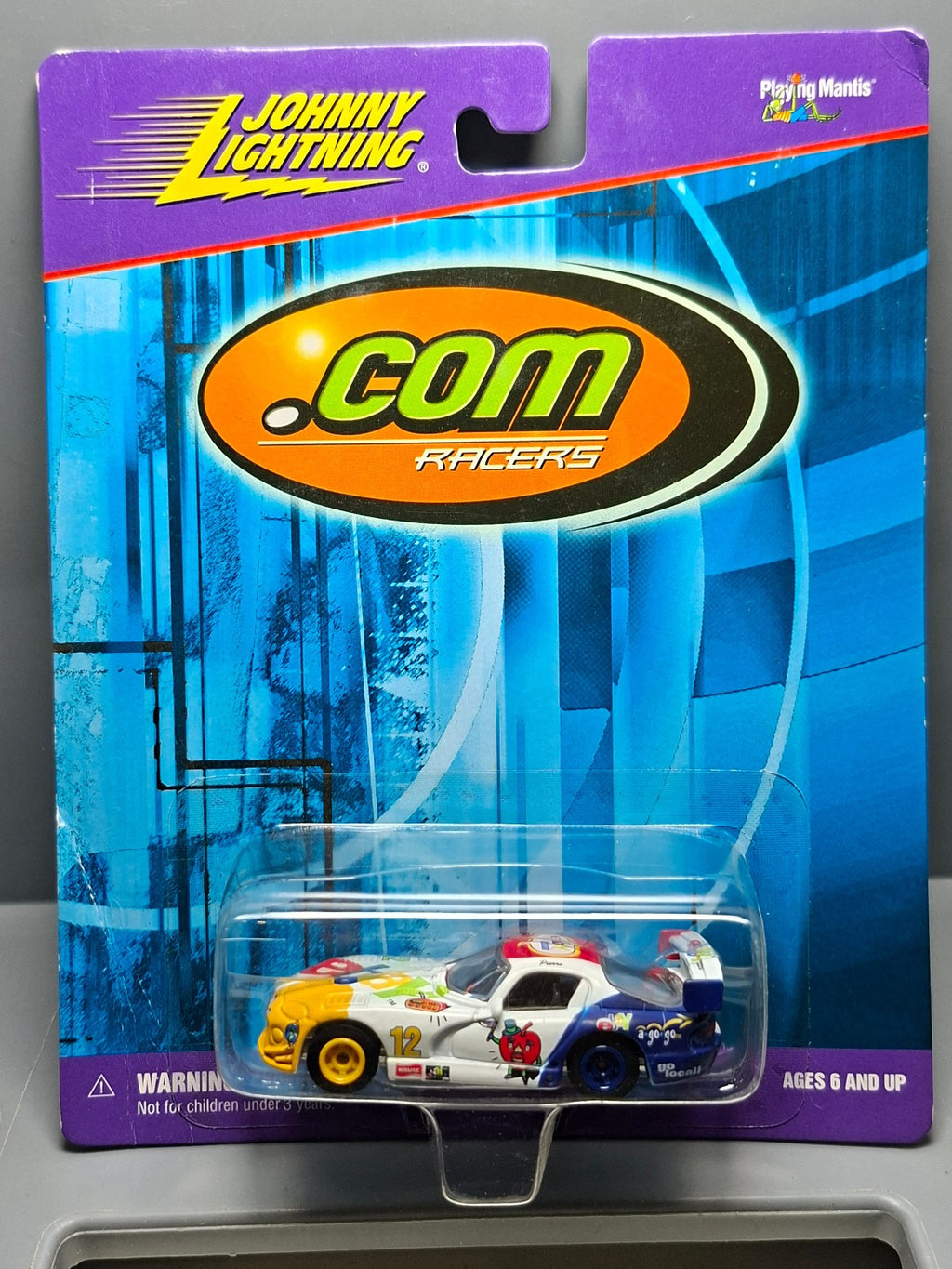 Johnny Lightning 1999 .com racers  Dodge viper gts ebay (NG63)