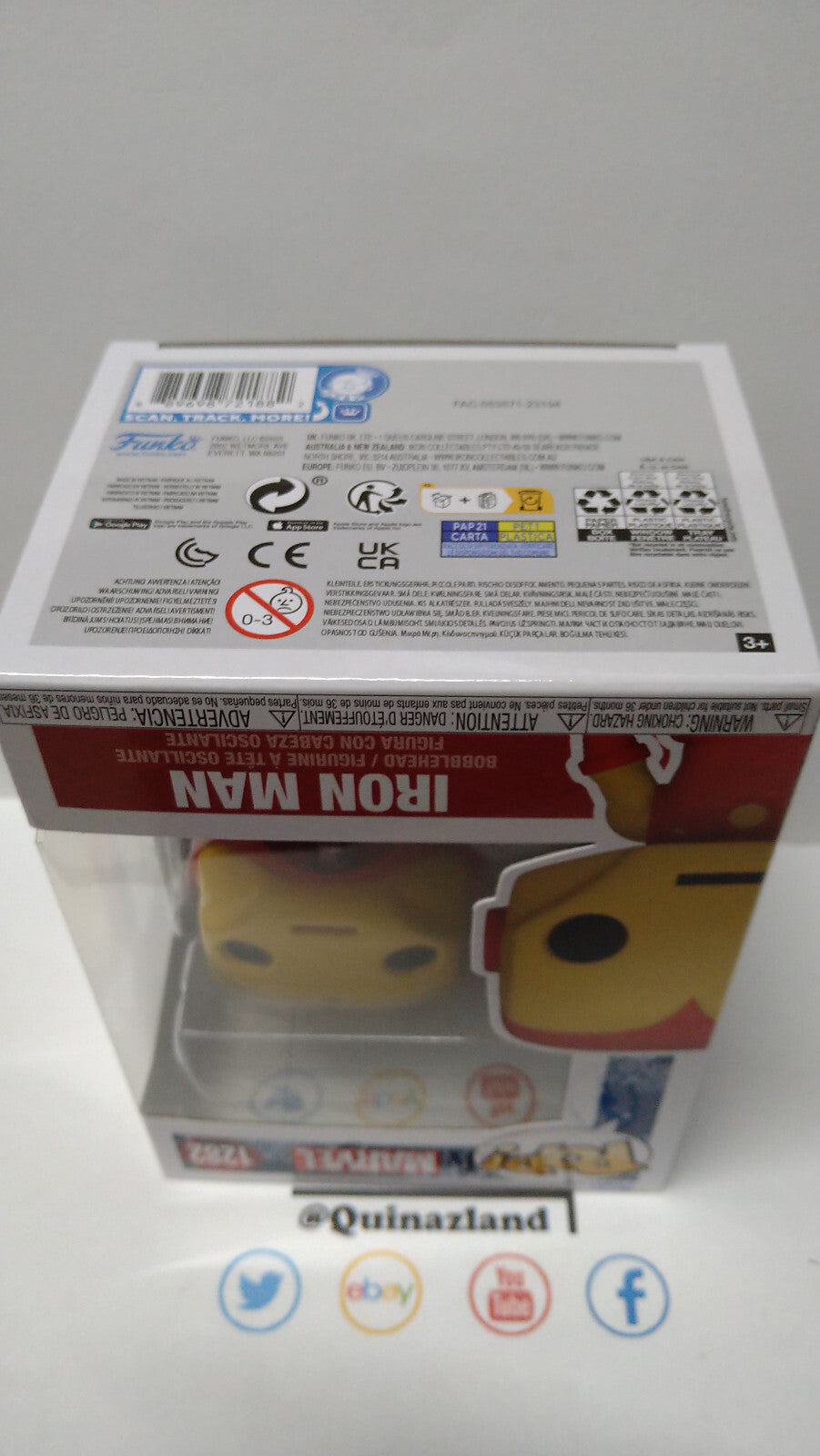 Funko Pop!  MARVEL HOLIDAY POP N° 1282 Iron Man avec Sac (F10)