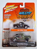 Johnny Lightning Willys Gassers Pack 1941 Willys Coupe 1933 Pickup  (NG61)