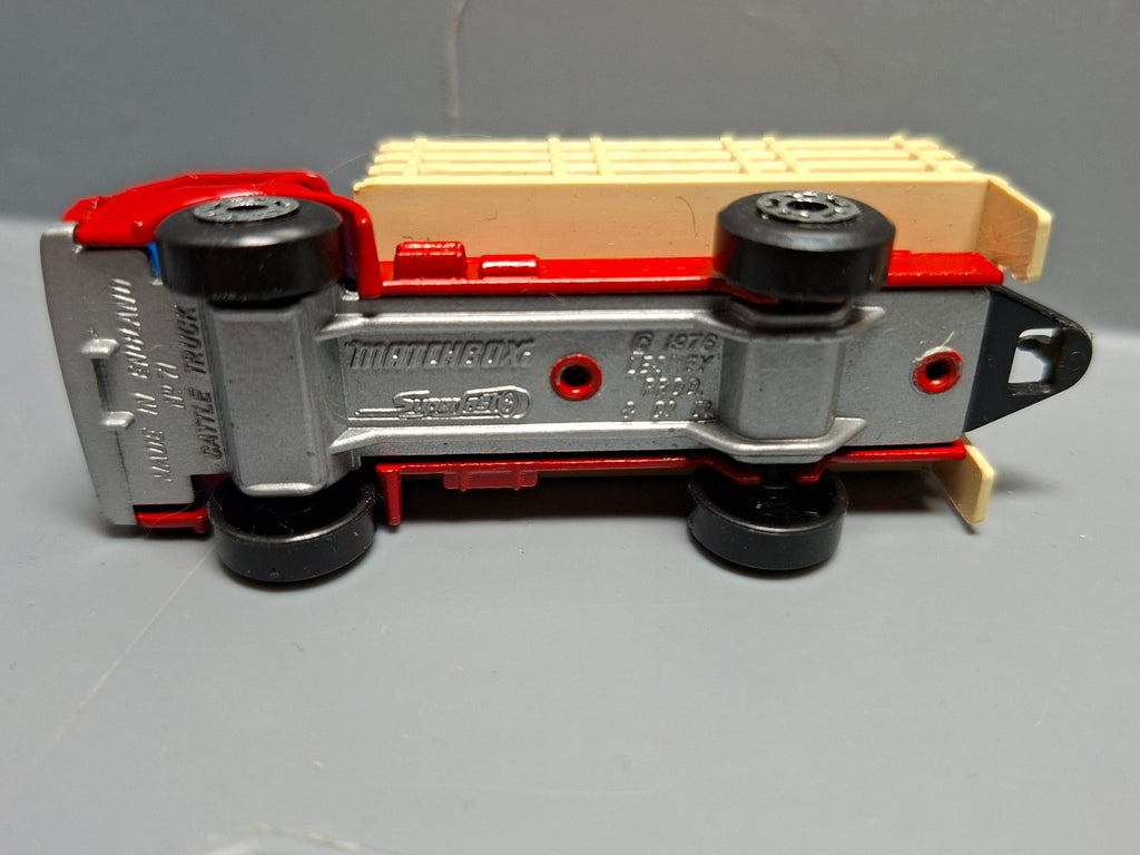 Matchbox 1978 farm set Cattle truck + trailer     (CP02)
