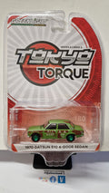 Greenlight Tokyo Torque 1970 Datsun 510 4 door sedan Chase (NG27)